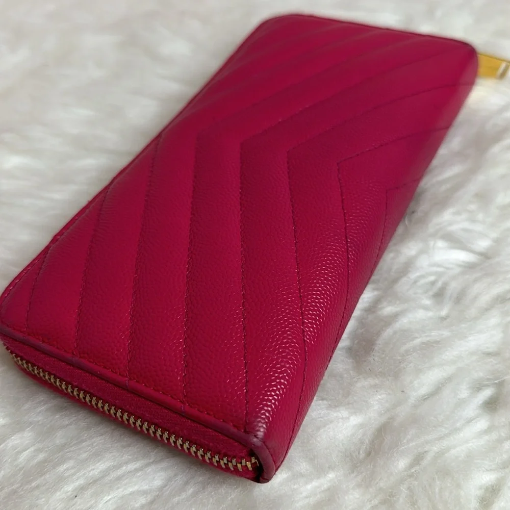 💯Authentic YSL Round Zipped Long Wallet 🍀 - Picture 8 of 16